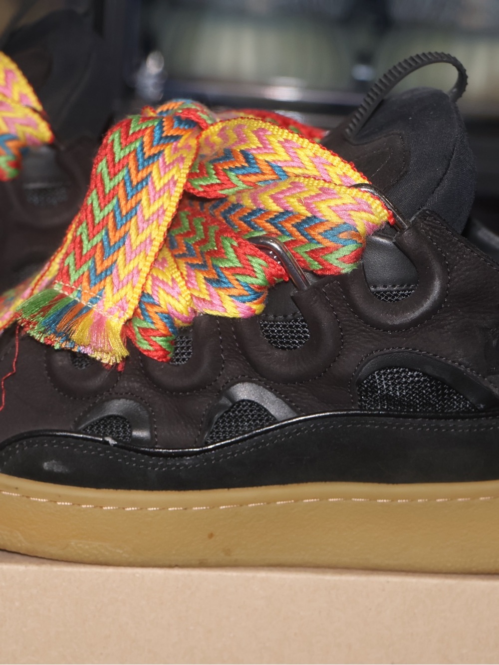 LANVIN CURB SNEAKERS IN LEATHER - Picture 5 of 10
